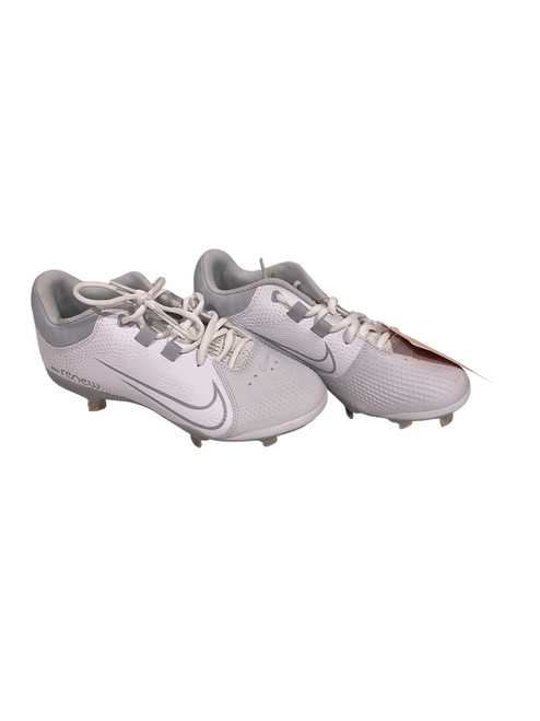 Vist Large View of Product Image Which is Used Nike HYPER DIAMOND 4 BB/SB Cleats White Senior 7