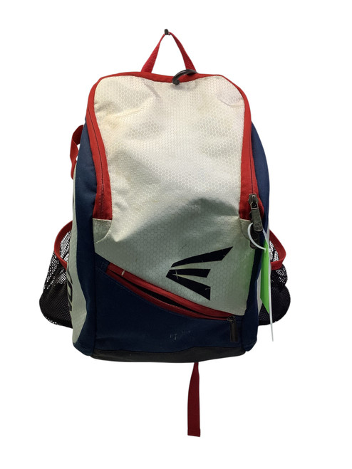 Vist Large View of Product Image Which is Used Easton 2 BAT BACK PACK USA BB/SB Player Backpack White/Red/Navy