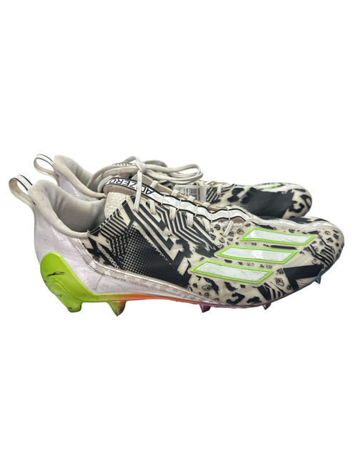 Vist Large View of Product Image Which is Used Adidas Adult FB Cleats White Senior 13 11732-S000355774