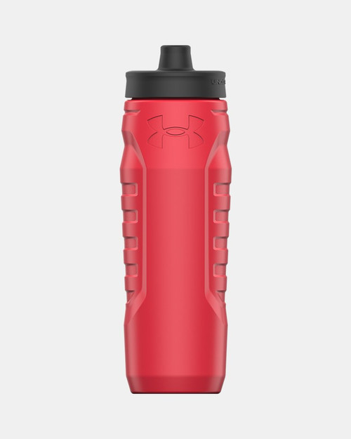 Vist Large View of Product Image Which is New UA 32oz SIDELINE SQZ RED