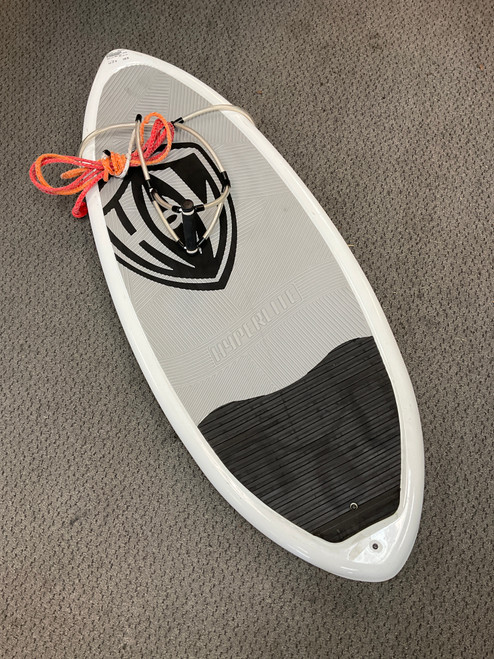 Vist Large View of Product Image Which is Used Hyperlite WAKE SURF Wakeboard Black 137 cm 10874-S000255887