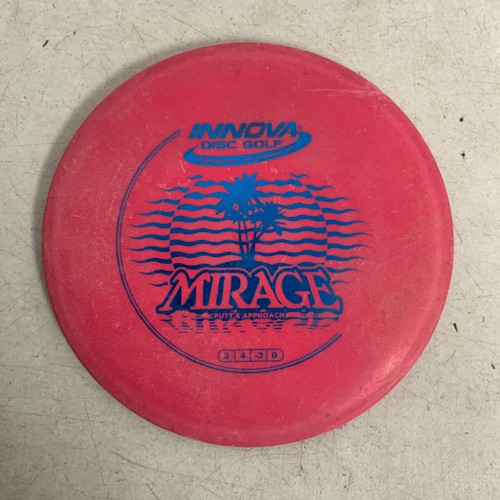 Vist Large View of Product Image Which is Used Innova DX MIRAGE Disc Golf Putter Pink 166g 11762-S000066591