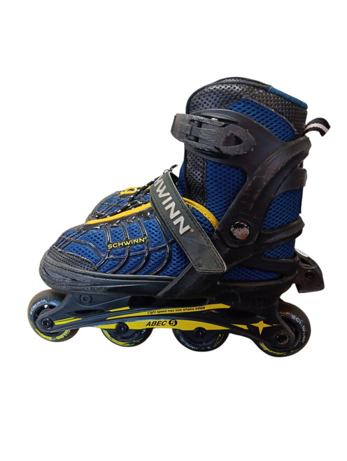 Vist Large View of Product Image Which is Used Schwinn CGALLENGE SERIES Junior Roller Quad Skates Navy Blue Junior 05