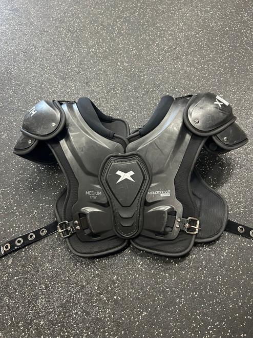 Vist Large View of Product Image Which is Used Xenith VELOCITY 2 JUNIOR FB Shoulder Pads Black MD 11726-S000284109