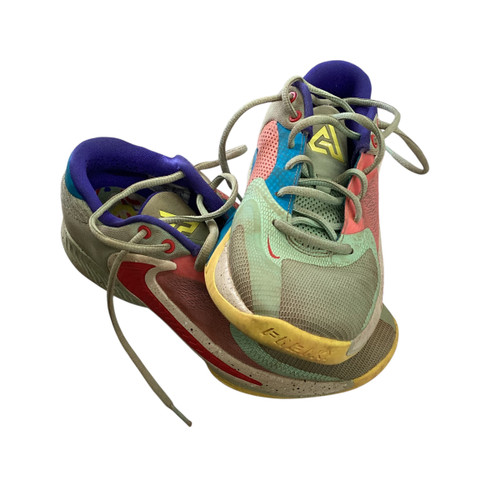 Vist Large View of Product Image Which is Used Nike Basketball Shoes Y Gold Youth 06.5 11760-S000079331