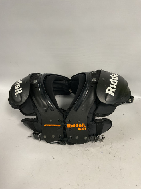 Vist Large View of Product Image Which is Used Riddell BLAZE FB Shoulder Pads Black SM