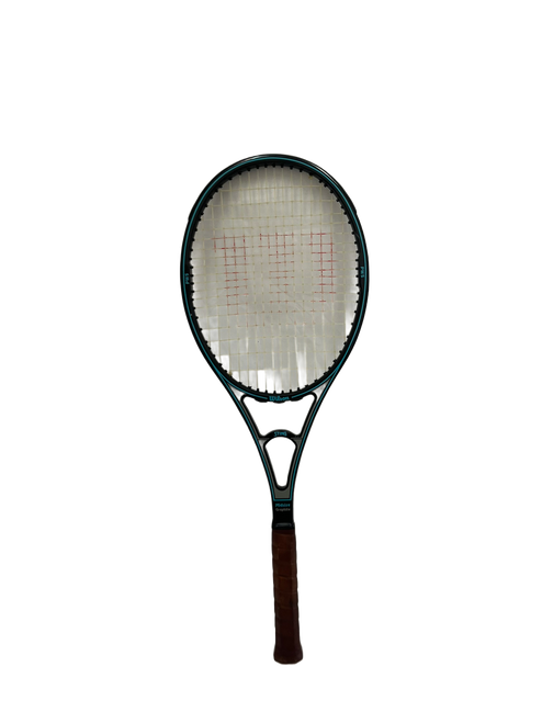 Vist Large View of Product Image Which is Used Wilson Sting Adult 4 1/4" Tennis Racquet Black  11692-S000139184