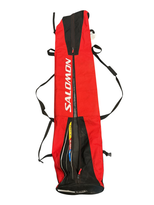 Vist Large View of Product Image Which is Used Salomon DH Ski Travel Bag Black And Red 11814-S000376182