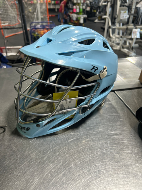 Vist Large View of Product Image Which is Used Cascade CPV R Lacrosse Helmet Carolina Blue LG