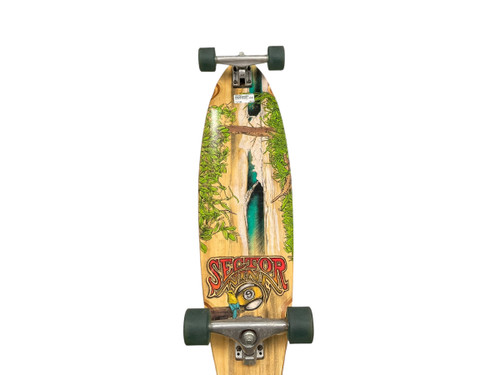 Vist Large View of Product Image Which is Used Sector 9 NICARAGUA Longboard Brown Long