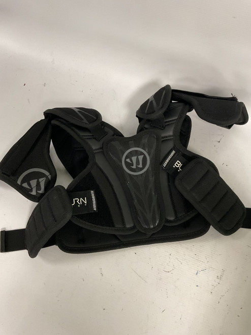 Vist Large View of Product Image Which is Used Warrior BURN NEXT Lacrosse Shoulder Pads Black XS