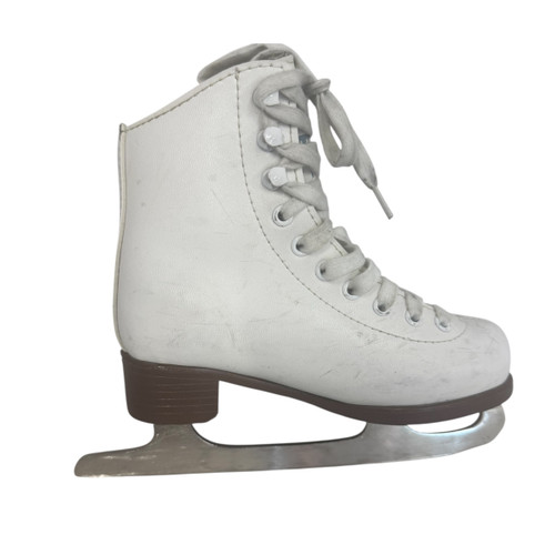Vist Large View of Product Image Which is Used Jackson GLACIER 120 Girls Figure Skate White Youth 12.0