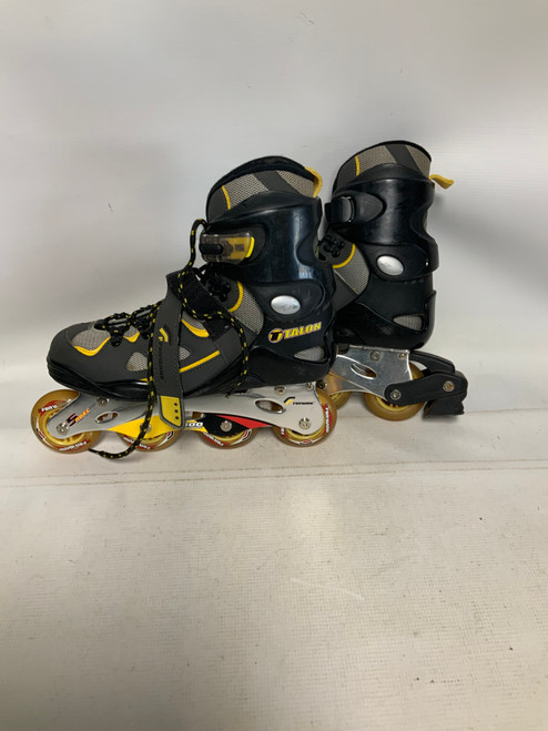 Vist Large View of Product Image Which is Used TALON FORWARD Senior Rec Fitness Skates Black Senior 9