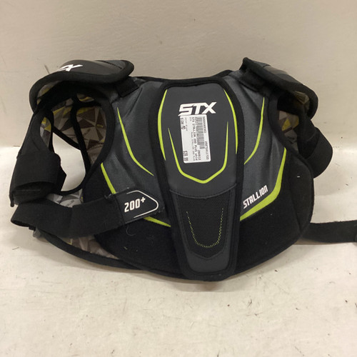 Vist Large View of Product Image Which is Used STX STALLION 200 PLUS Lacrosse Shoulder Pads Black MD 11725-S000489303