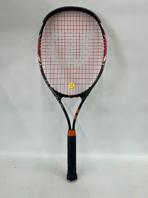 Vist Large View of Product Image Which is Used Wilson FUSION XL Adult Tennis Racquet Black Unknown 11871-S000019510