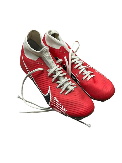 Vist Large View of Product Image Which is Used Nike Soccer Cleats Red Senior 7.5