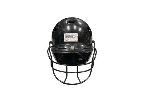 Vist Large View of Product Image Which is Used Schutt BATTING HELMET W/ MASK Batting Helmet w/Mask Black One Size