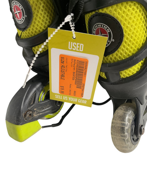 Vist Large View of Product Image Which is Used Schwinn SKATES Junior Aggressive Skates Yellow Adjustable