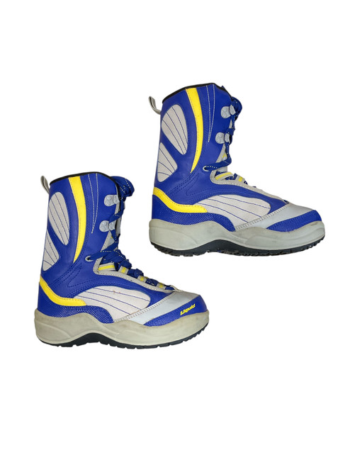 Vist Large View of Product Image Which is Used Liquid HOT ROD Boys Snowboard Boots Royal Blue Junior 04 11512-S000225006