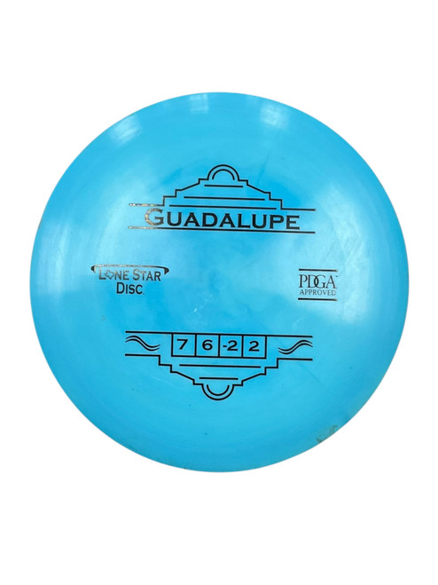 Vist Large View of Product Image Which is Used Lone Star Disc BRAVO GUADALUPE Disc Golf Driver Royal Blue 174g