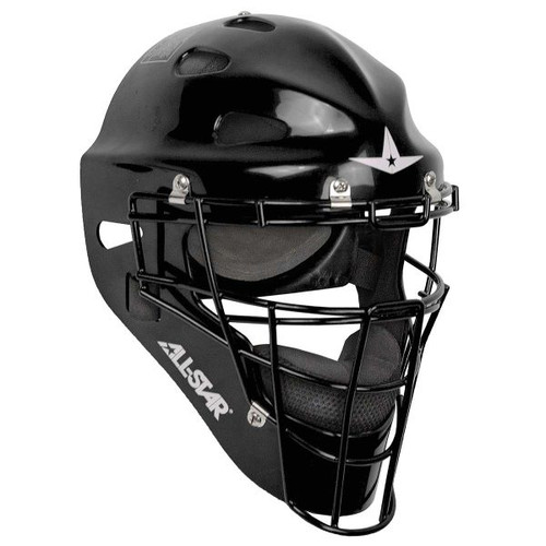 Vist Large View of Product Image Which is All Star Youth Catcher's Helmet w/Mask Black #MVP2310
