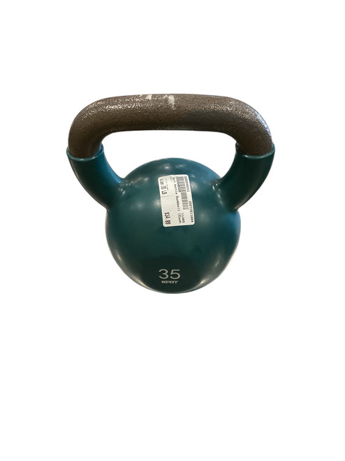 Vist Large View of Product Image Which is Used Xprt Kettle Dumbbell (Each) Green 35 lb 11884-S000049332