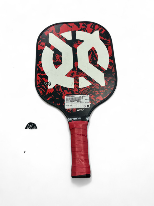 Vist Large View of Product Image Which is Used ONIX RECRUIT PADDLE Pickleball Racquet Red 11863-S000023020