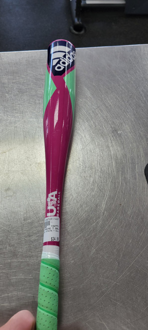 Vist Large View of Product Image Which is Used Adidas TRIPLE STRIPE T BALL BB/SB USA 2 1/4 Bat 24" 11497-S000150538