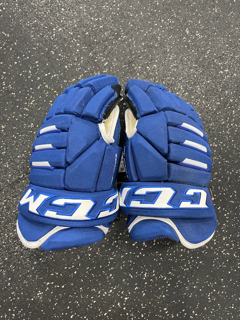 Vist Large View of Product Image Which is Used CCM 4R PRO 2 Senior Gloves Royal Blue 13" 11726-S000284149