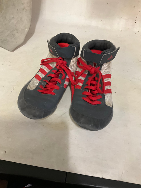 Vist Large View of Product Image Which is Used Adidas Wrestling Shoes Grey Senior 7 11790-S000047008