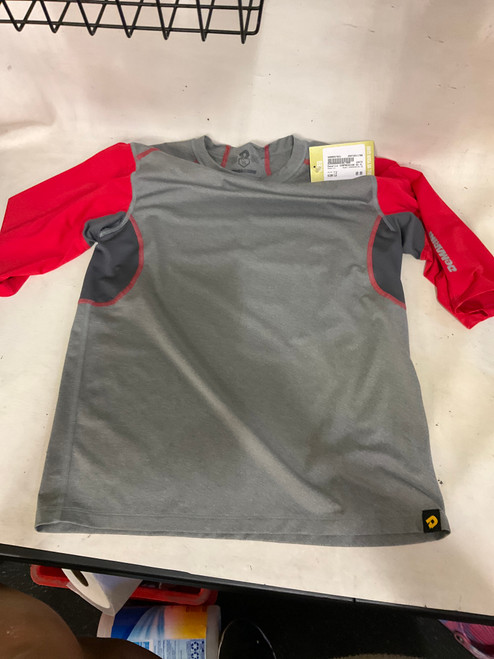 Vist Large View of Product Image Which is Used Demarini COMPRESSION SS BB/SB Jersey Grey LG