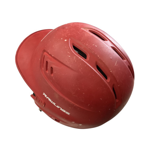 Vist Large View of Product Image Which is Used Rawlings BASEBALL HELMET Batting Helmet No Mask Red MD 11760-S000079370