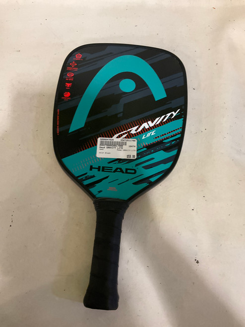 Vist Large View of Product Image Which is Used Head GRAVITY LITE Pickleball Racquet Black 11790-S000047026