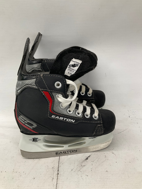 Vist Large View of Product Image Which is Used Easton SYNERGY Youth Hockey Skate Black Youth 11.0 11836-S000028879