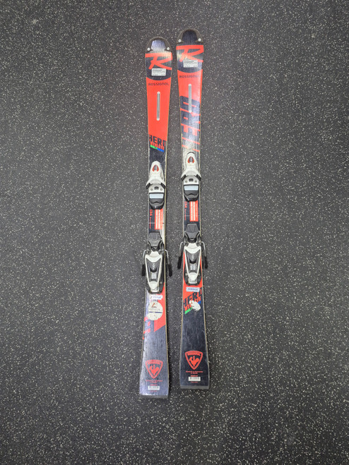 Vist Large View of Product Image Which is Used Rossignol HERO ATHLETE MULTI EVENT Boys DH Ski/Binding Red 134 cm 10589-C000416241