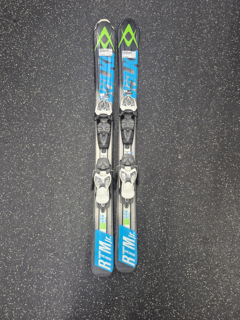 Vist Large View of Product Image Which is Used Volkl RTM JR Boys DH Ski/Binding Royal Blue 100 cm 10589-C000416240