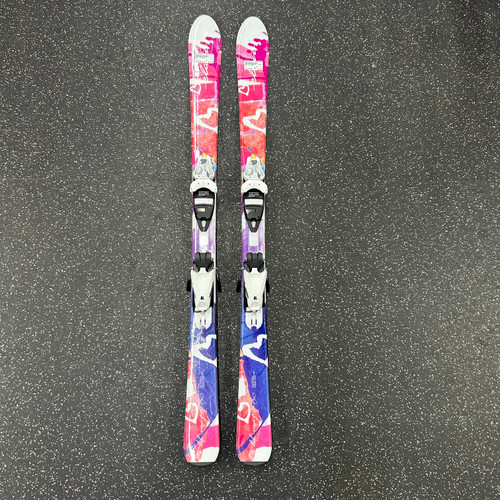 Vist Large View of Product Image Which is Used Elan LIL MAGIC Girls DH Ski/Binding Pink 130 cm 10589-S000416245