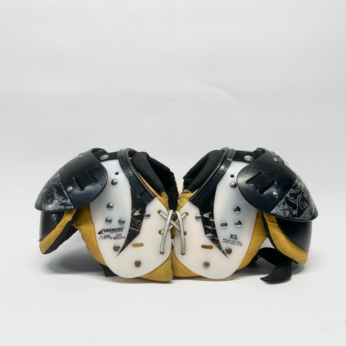 Vist Large View of Product Image Which is Used Champro AIRTECH 2.2 FB Shoulder Pads Black XS 11805-S000064724
