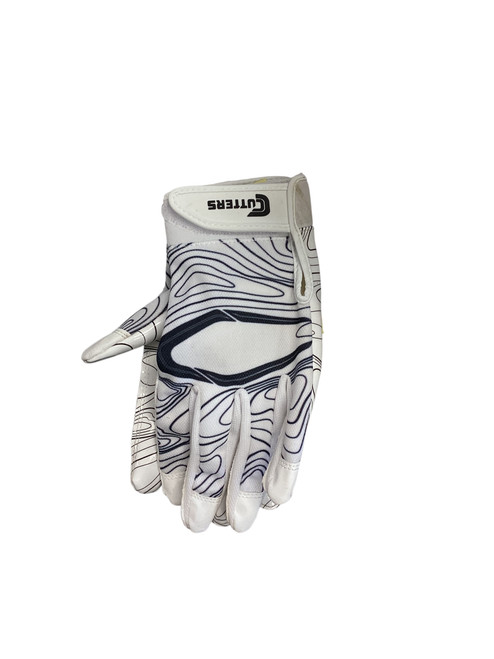 Vist Large View of Product Image Which is Used Cutters GAME DAY RECEIVER GLOVES FB Gloves White SM 11845-S000031161
