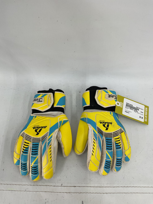 Vist Large View of Product Image Which is Used Brava BRAVA SOCCER Soccer Goalie Gloves Yellow 5 11871-S000019590