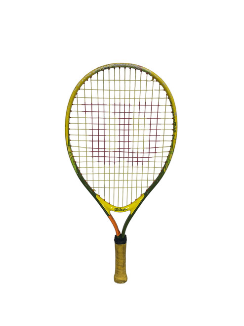 Vist Large View of Product Image Which is Used Wilson SPONGEBOB Junior Tennis Racquet Yellow 21"