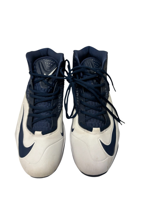 Vist Large View of Product Image Which is Used Nike ZOOM CODE ELITE PRO SHARK 604619-140 Mens Football Cleats Navy Blue Size 13