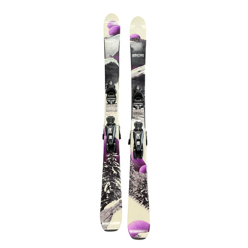 Vist Large View of Product Image Which is Used Salomon ROCKETTE90 Womens DH Ski/Binding Black And White 161 cm 11794-S000263906