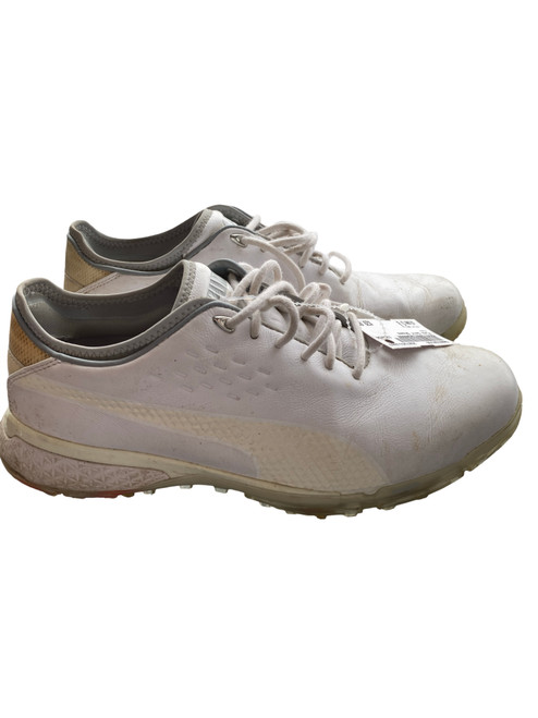 Vist Large View of Product Image Which is Used Puma Mens Golf Shoes White Senior 8