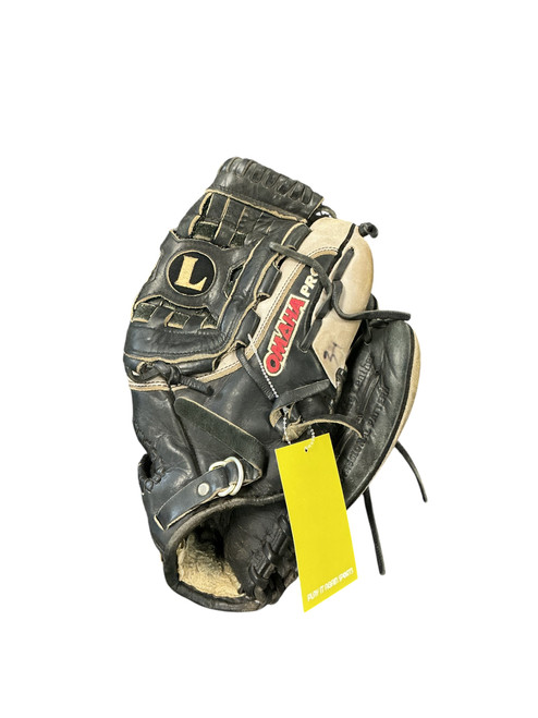 Vist Large View of Product Image Which is Used TPX OMAHA PRO BB/SB Glove RH Throw Black 12 1/2"