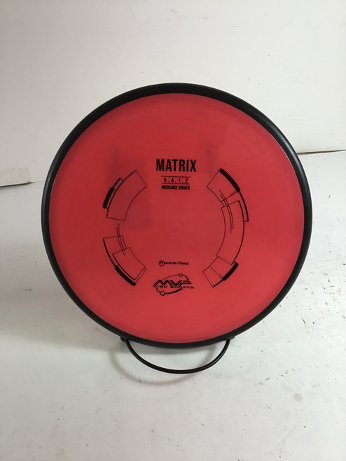 Vist Large View of Product Image Which is Used MVP NEUTRON MATRIX Disc Golf Mid Range Red 169g 10105-S000287456