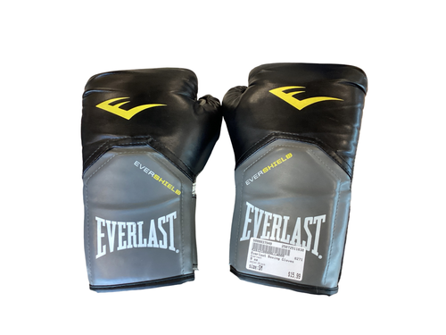Vist Large View of Product Image Which is Used Everlast Boxing Gloves Black SM