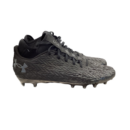 Vist Large View of Product Image Which is Used Under Armour Adult FB Cleats Black Senior 11.5 11815-S000484294