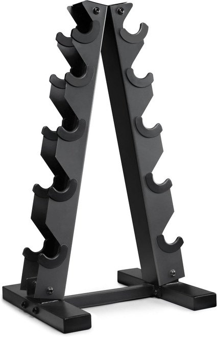 Vist Large View of Product Image Which is NEW CAP Barbell A-style Dumbbell Metal Storage Rack - Carbon