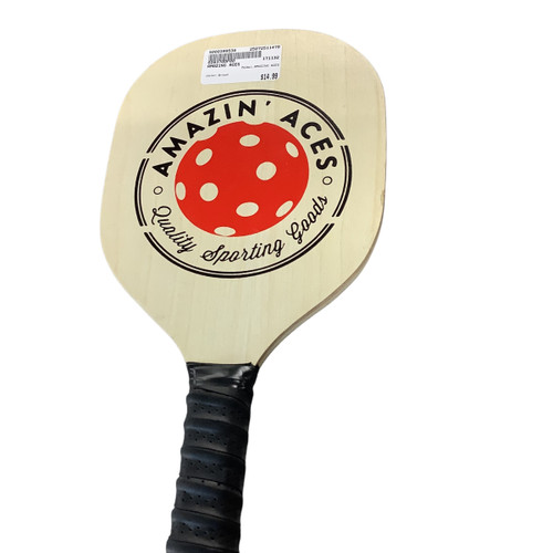 Vist Large View of Product Image Which is Used AMAZING ACES Pickleball Racquet Brown 11479-S000399537